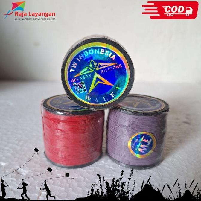Raja Layangan - Benang Gelasan TW Walet Bogel Biru - Grosir, Kualitas Premium (TERBAIK) (TERBARU) (T