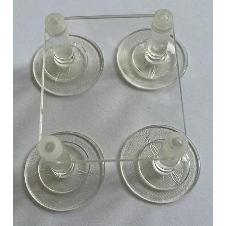 Acrylic Standing u. Tempat Pompa Air Akuarium Mini dan Kecil.