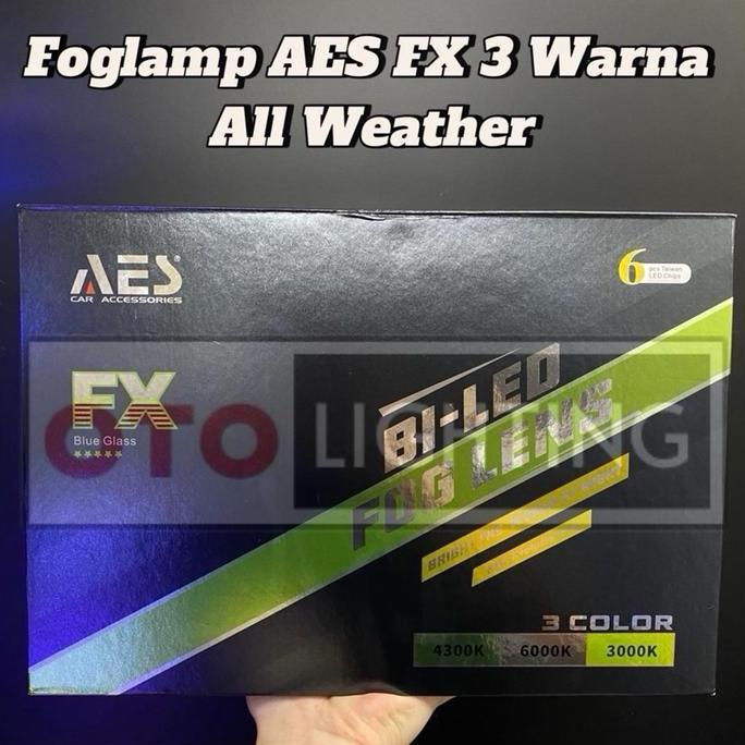 Promo Foglamp biled projie FX 3 warna AES Diskon