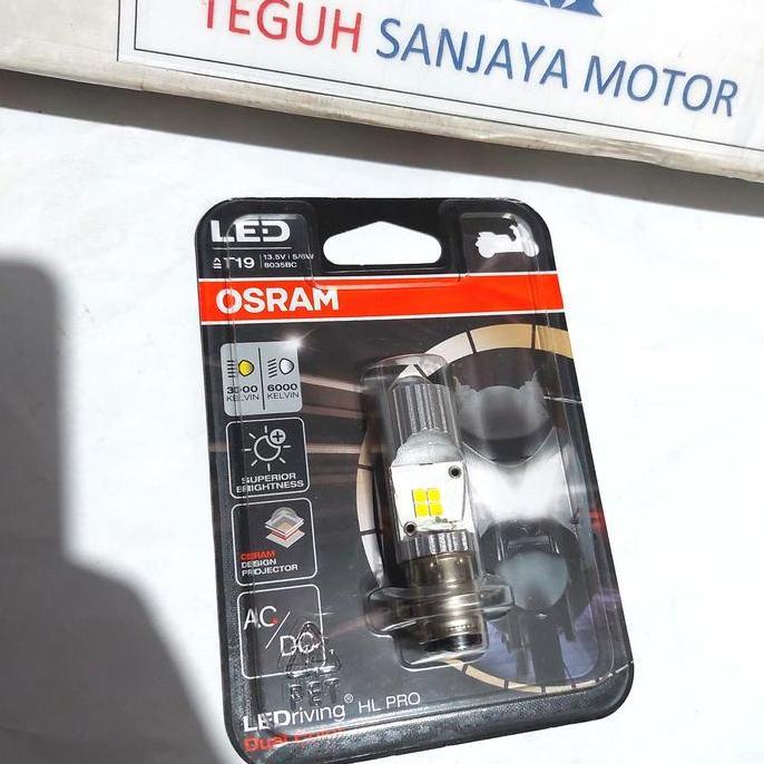 Promo Bohlam Lampu Depan OSRAM LED WHITE & YELLOW T19 8035BC ( 2 WARNA ) Diskon