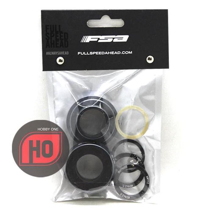 FSA EL228 BB30/PF30 Reducer To Shimano Crank / MegaExo 24 mm Axle Adapter BB (TERBAIK) (TERBARU) (TE