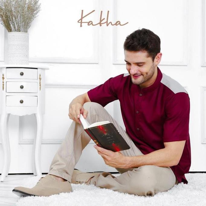 Kakha- Raya Series (Maroon) - Sarimbit Keluarga muslim