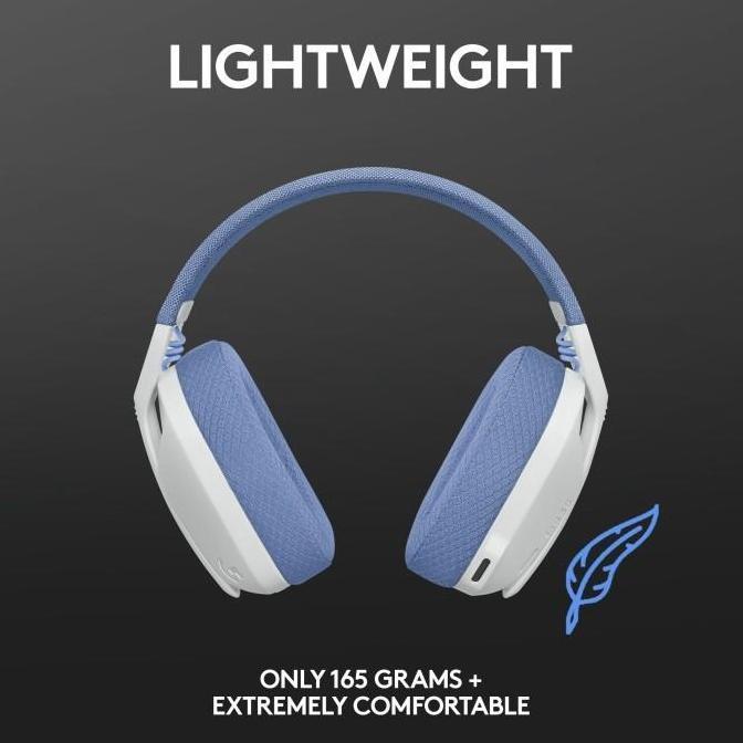 Logitech G435 Headphone Wireless Bluetooth Ultra-light -Headset Gaming (TERBAIK) (TERBARU) (TERMURAH