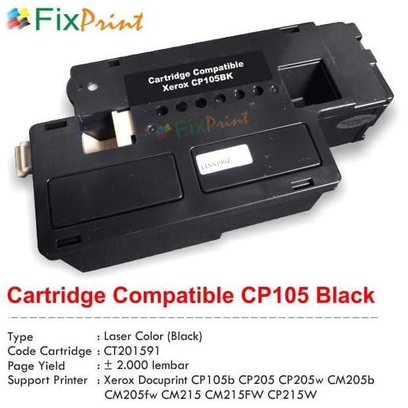 DF153 - Cartridge Toner Compatible CP105 CM205 Printer Xerox CM215FW CP215W