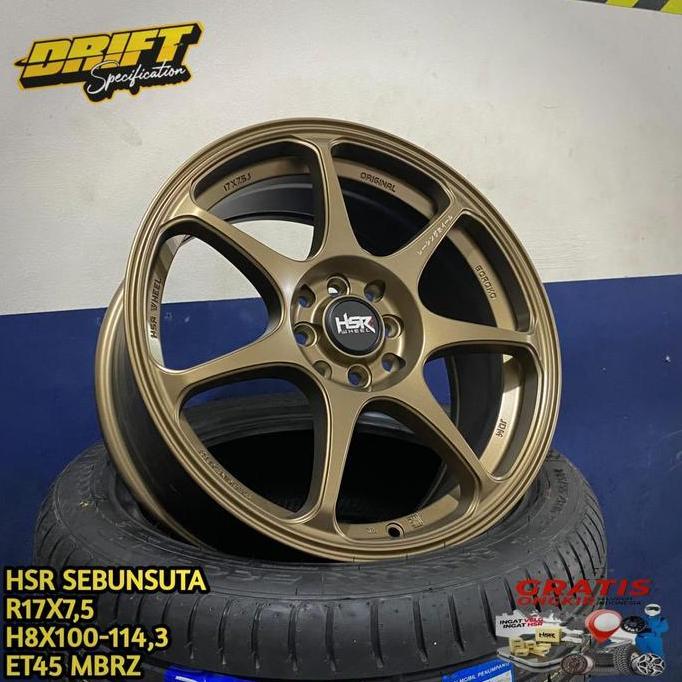 Terlaris Velg Racing Standar Mobil Raize Rocky Avanza Xenia Ring 17 Velg Hsr