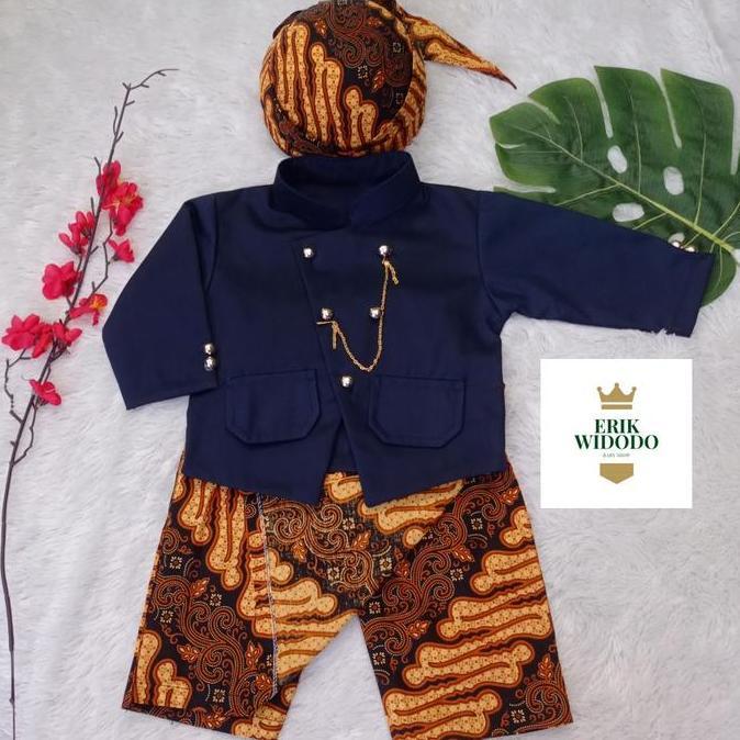 Saless Free Blangkon Baju Kostum Pitonan Tedak Siten Beskap Dalang Basofi Anak Cowok Dan Bayi Laki-L