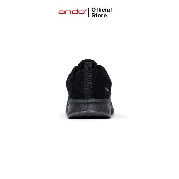 Disc Ando Official Sepatu Sneakers Saga Remaja - Hitam/Hitam