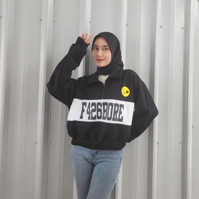 Murah !!! Sweater Wanita Termurah Berkualitas - F426 Bore Sweater Fashion Hoodie