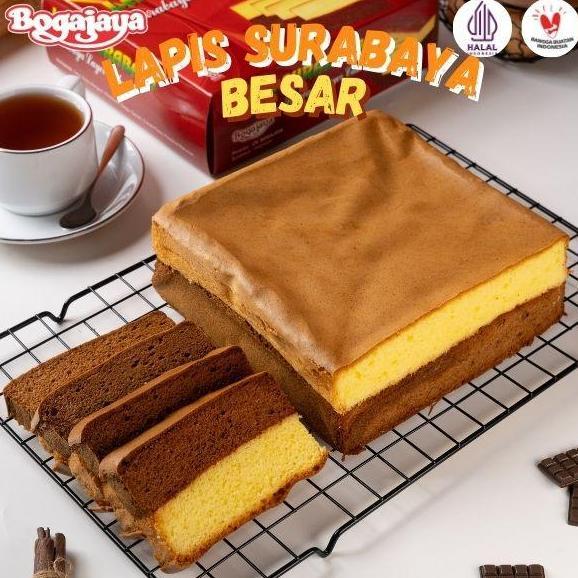 KUE LAPIS SURABAYA BOGAJAYA 1200 GRAM / LAPIS SURABAYA SPIKOE LEMBUT ENAK Original