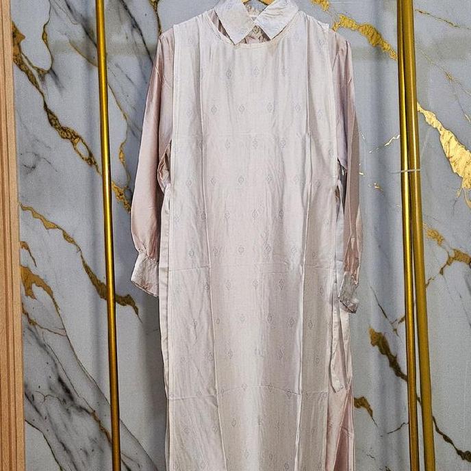 Gamis Semi Sutra Premium Wanita Mewah Elegan