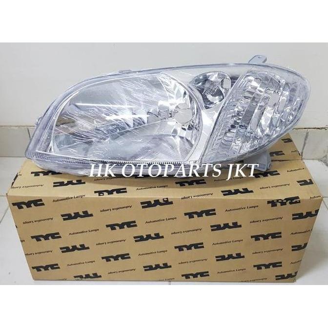 Headlamp Mika Lampu Depan Toyota Vios GEN1 Limo 2003 2004 2005 TYC