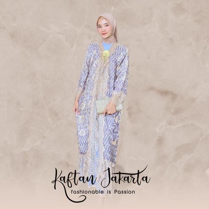 Kaftan Jakarta - Outer Batik Lace Outfit Kondangan Mewah Wanita