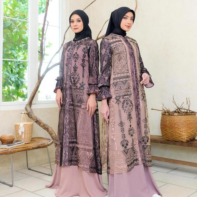 Madeira.id - Masha Dress (Black and Cream)