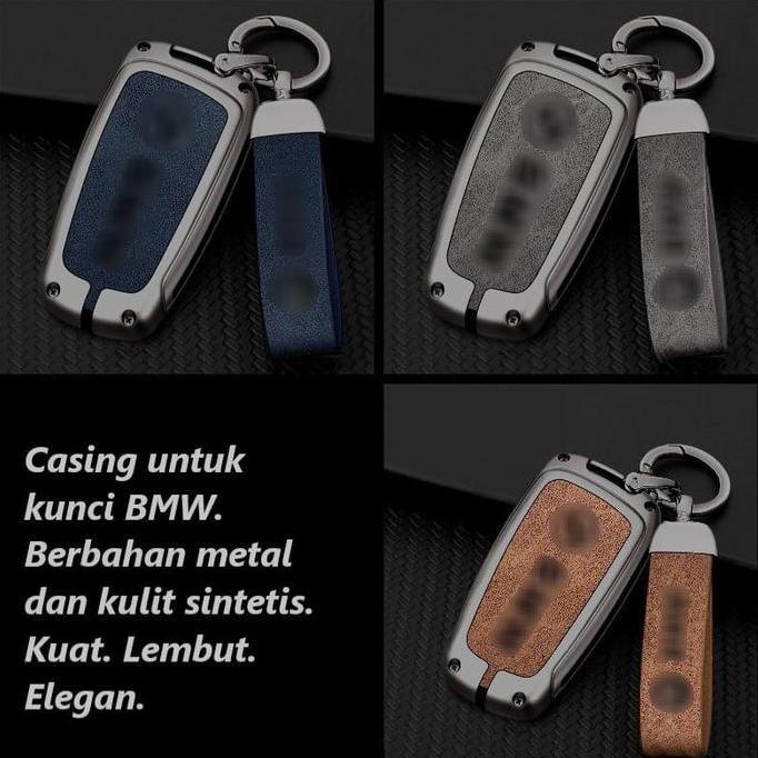 Metal Kulit Key Case Sarung Kunci BMW F10 F20 F30 F25 X1 X3 520 320