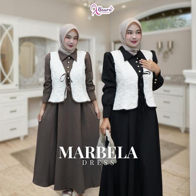 Marbela Dress - Gamis Rompi - Muslim Wanita
