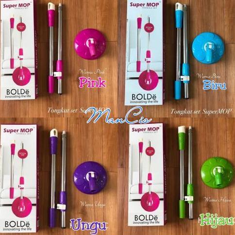 Tongkat pel SuperMOP Bolde / Handle set bolde / Alat pel