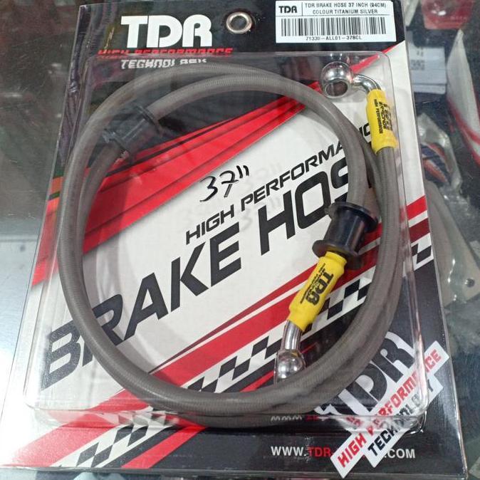 selang rem tdr silver 37 inch/ selang master rem tdr silver 95cm