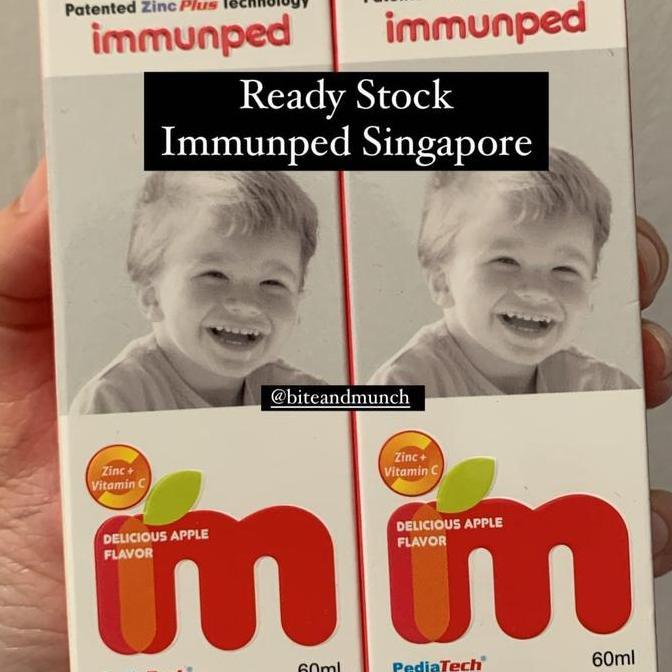Immunped Singapore vitamin supplement anak zinc vitamin c