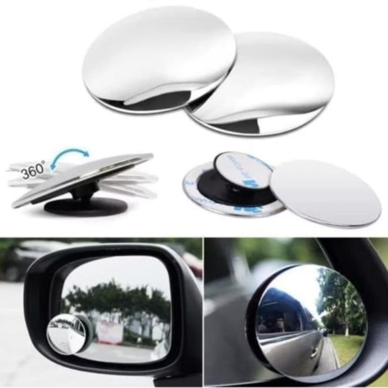 Premium Kaca Cermin Spion Mobil Motor Kaca Cembung Mini Kecil Blindspot