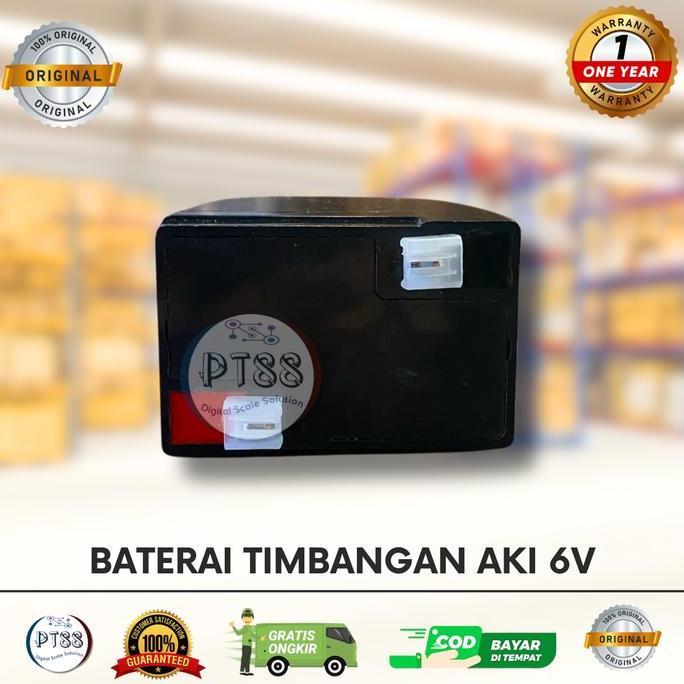 Ready battery timbangan 6Volt / aki Keri g 6volt / aki timbangan 6volt