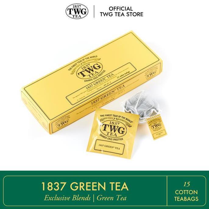 TWG Tea 1837 Green Tea, Cotton Teabag