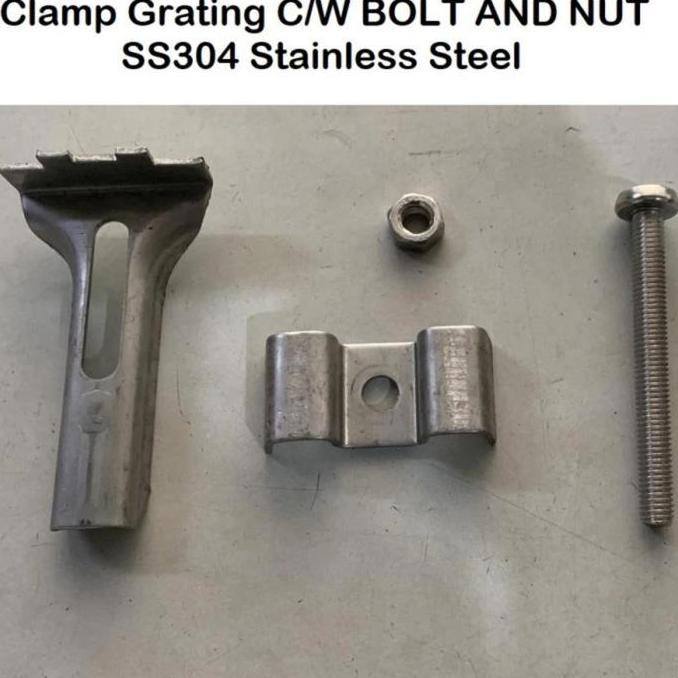 klem grating stainless/klem grating tipe A stainless