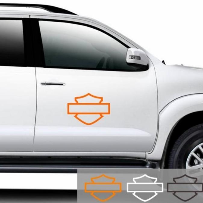 Sticker Kaca Body Mobil Line Harley Davidson