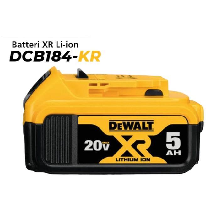Baterai Dewalt 20V 5.0Ah DCB184 Batere Cordless Dewalt XR 20V 5 Ah