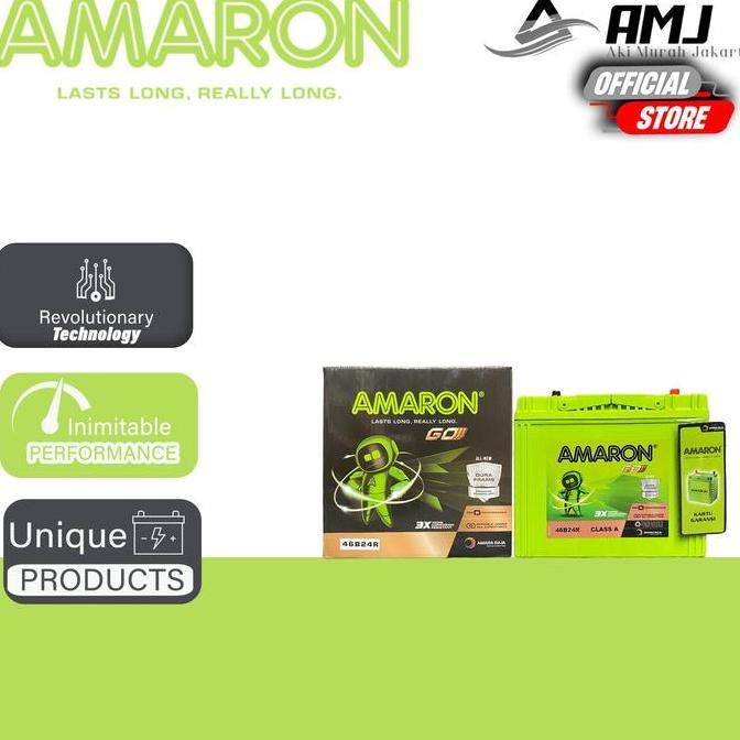 Amaron GO Aki Kering Mobil NS60 / 46B24R - 45Ah