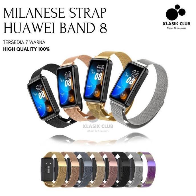 Strap Huawei Band 8 Milanese Tali Huawei Band 8 Stainless