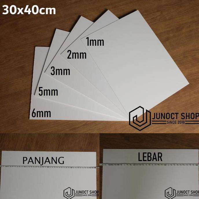 Ironbig- Dinding Maket Pvc Foam Board 1Mm 2Mm 3Mm 5Mm 6Mm Karton Putih