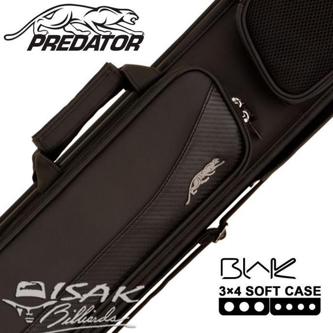 Predator Blak 3x4 Soft Cue Case - Tas Stick Billiard Biliar 3B4S Stik