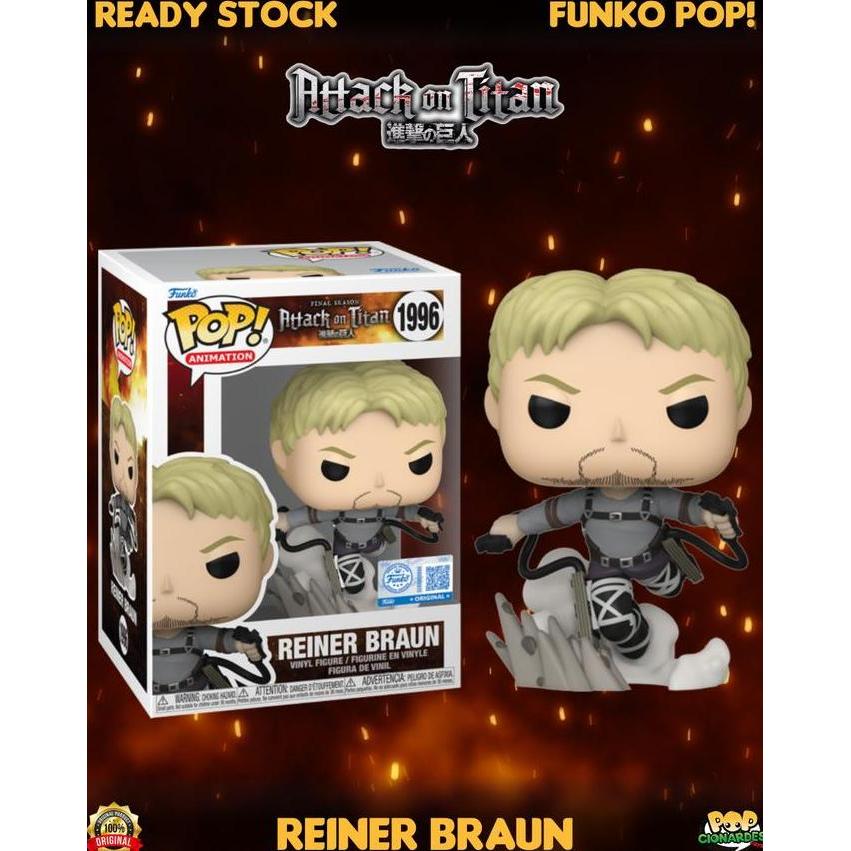 Funko POP Attack On Titan - Reiner Braun #1996
