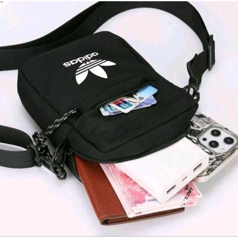 terbaru tas selempang pria wanita - tas mini crossbody bag, ringan & stylish untuk jalan, traveling,