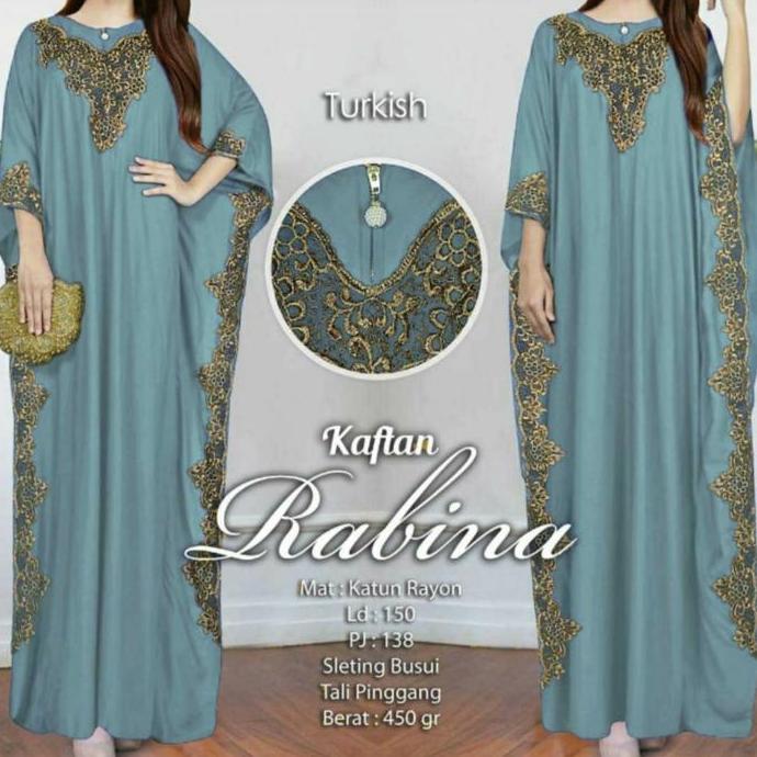 THABISHOP / RABINA KAFTAN / MC / GAMIS / BAJU MUSLIM / KAFTAN WANITA / BAJU MUSLIM WANITA / KAFTAN /
