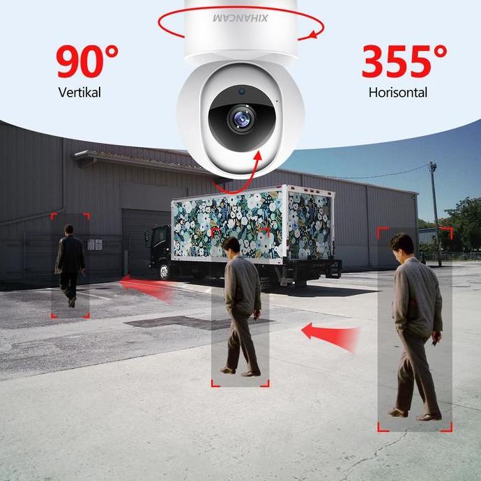 Scurycam- Xihancam Smart Kamera Cctv Wifi Indoor 3Mp Ip Camera Wireless Hp Jarak Jauh Ptz 360 Cctv N