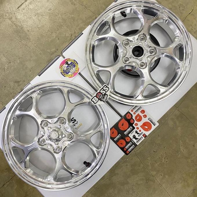 Velg Marus W252 12inc Silver Front & Rear Vespa Sprint Prima GTS S LX