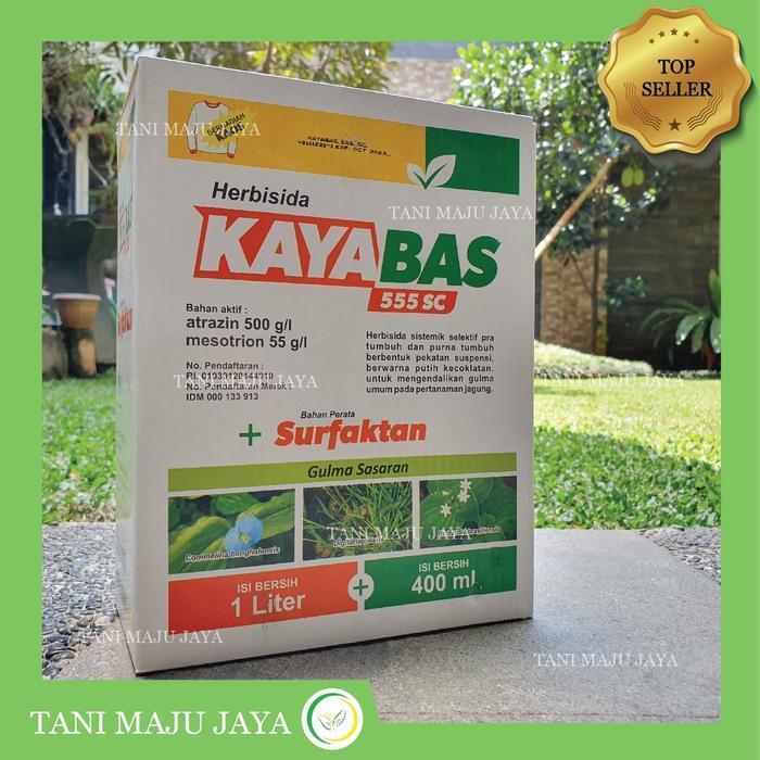Herbisida Kayabas 555SC 1 liter Obat Pembasmi Gulma Rumput Liar Selektif Tanaman Jagung