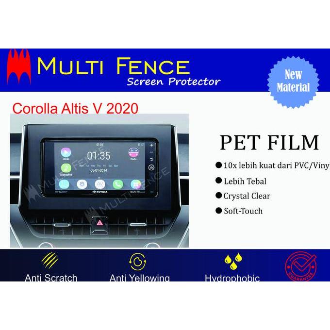 Screen Guard Head Unit Corolla Altis V 2020 Hemat