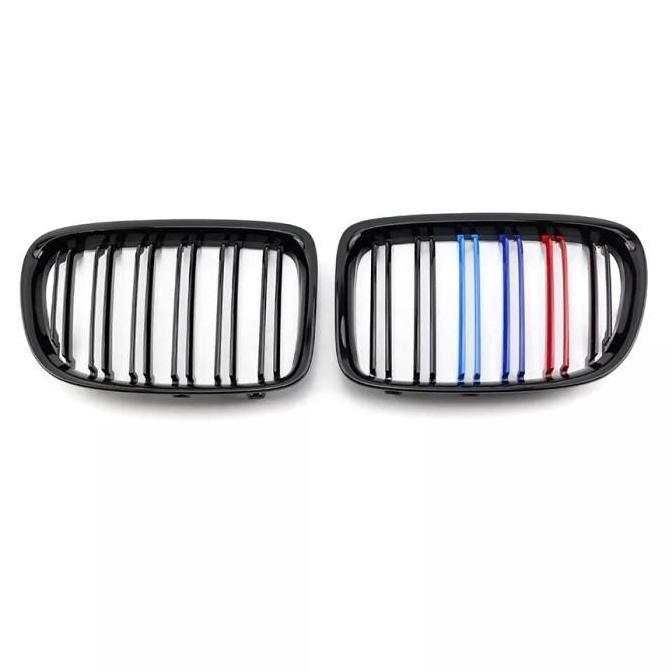 BMW Grill Kidney Grille Hidung Kap Double Slat Glossy M Color E84 X1