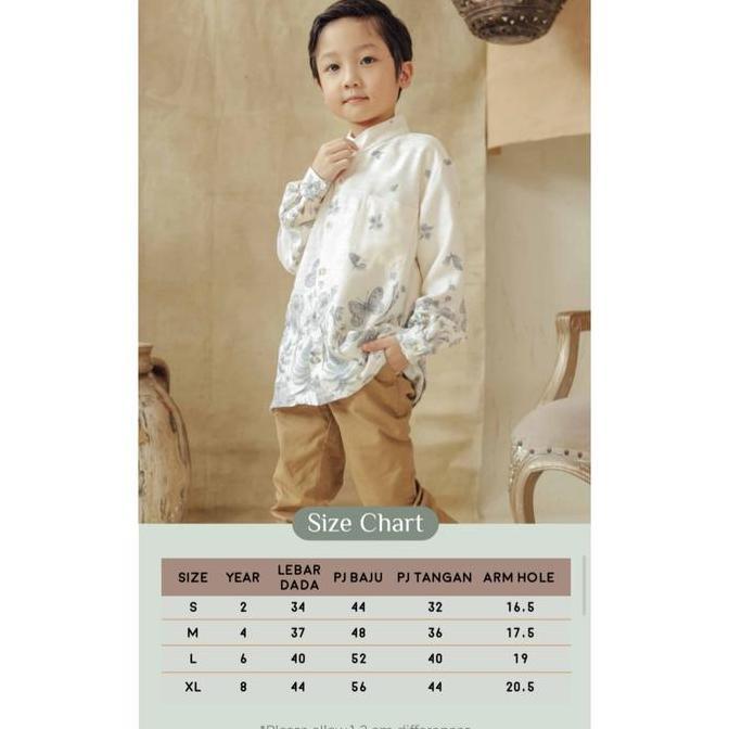 Harlowkids Aiden Boy's Shirt baju koko anak