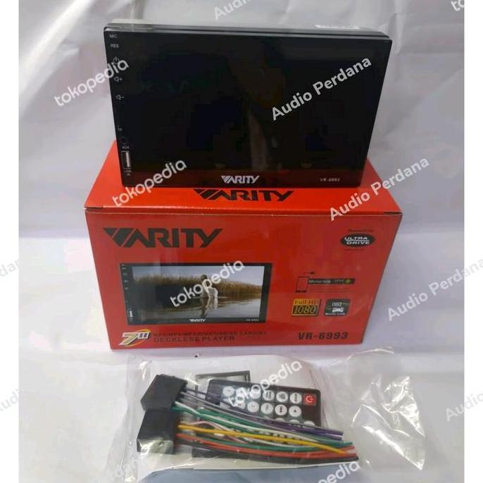 Varity Vr-6993 Head Unit Double Din Mp5 Deckless Mirrorlink Autolink Promo