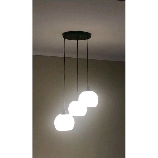 Lampu Hias Gantung PVC Minimalis Tahan Lama Mudah Dibersihkan Cocok Untuk Ruang Tamu Dan Makan Desai
