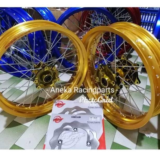 Velg crf 150l supermoto 300 350 17 siap pakai / pelak crf lingkaran 17