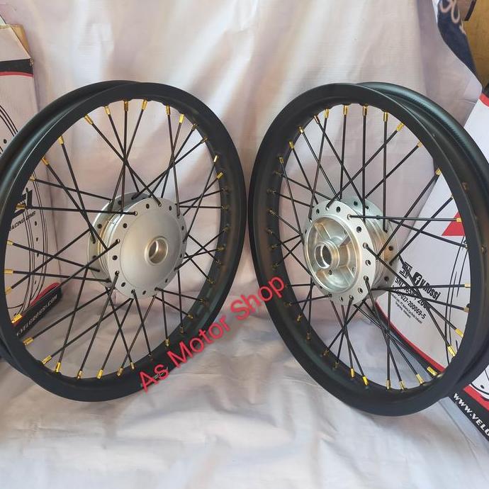 VELG SET ROSSI HONDA WIN UKURAN BISA PILIH 160 185,185 215, 215 250