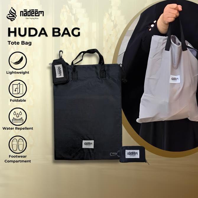 Kelilingaja- Nadeem - Huda Shoes Bag Tas Lipat Pouch Kantong Sendal Serut Traveling Perlengkapan Haj