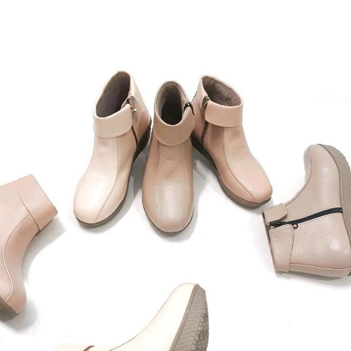 Termurah  Sepatu Kulit Wanita Boots Asli Garut Papirut