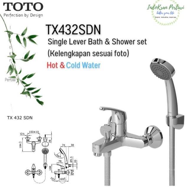 Shower Mandi Set TOTO TX432SDN (hot & cold water)/ TX432SD /TX432SDZ
