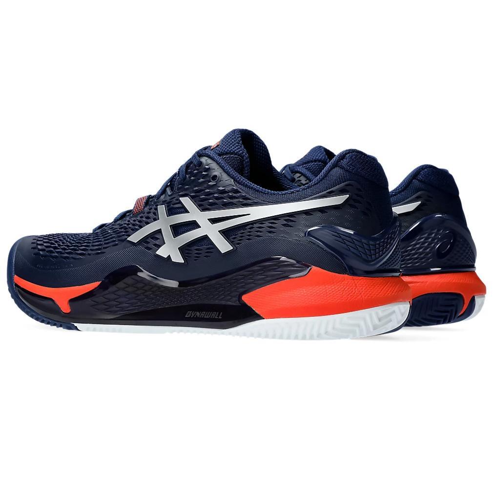 Big Sale Sepatu Running Tennis Asics Gel Res0Luti0N 9 Clay Blue Expanse Pure Silver Original
