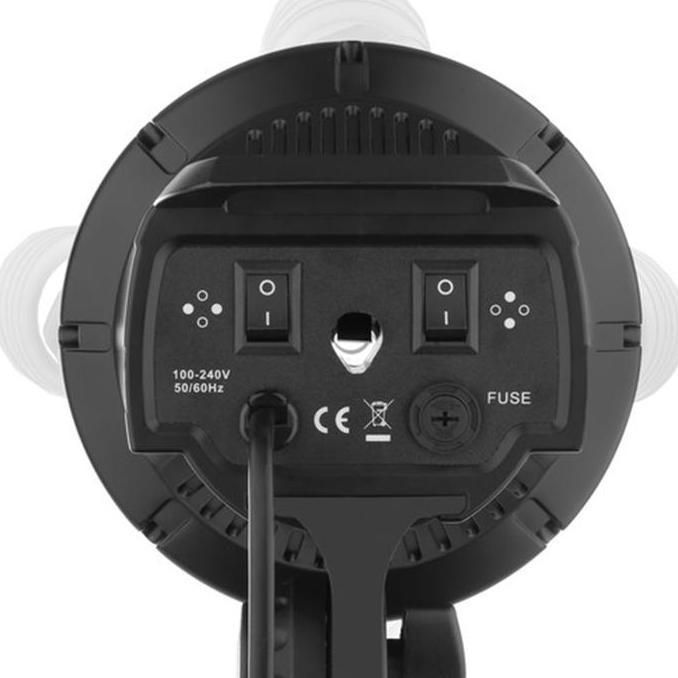 Lansungkirim- Ezmode Studio Lighting Stand + 4 Socket Octagon Softbox 80Cm With Grid